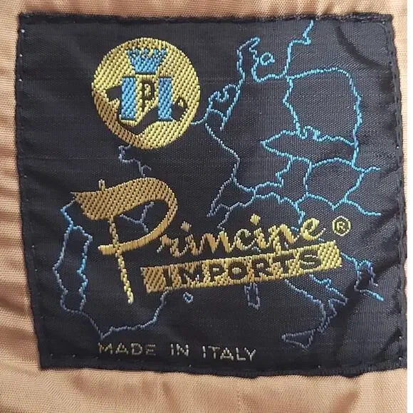 Princine Imports Vintage Beige Double Breasted Trench Coat Classic Style